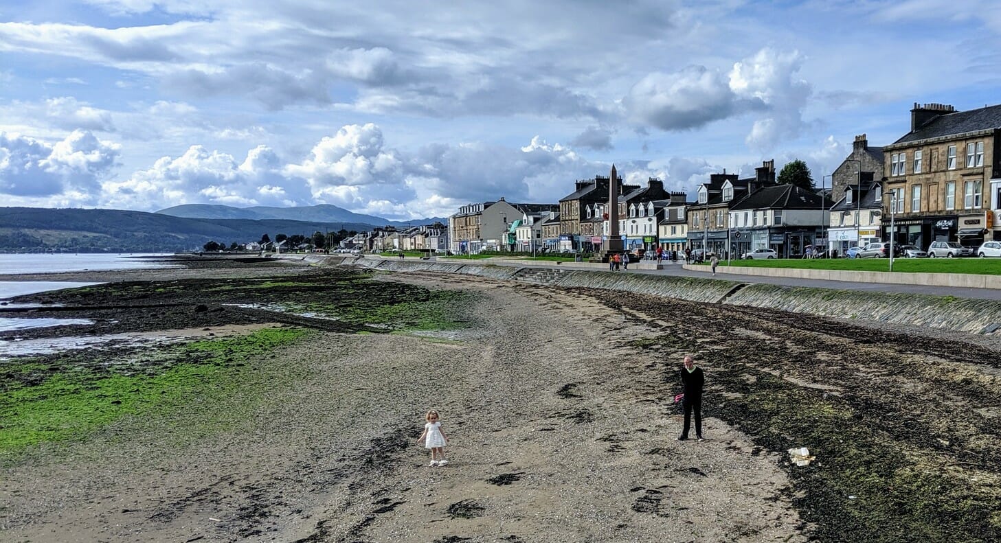 Helensburgh, Scotland — start of the John Muir Way
