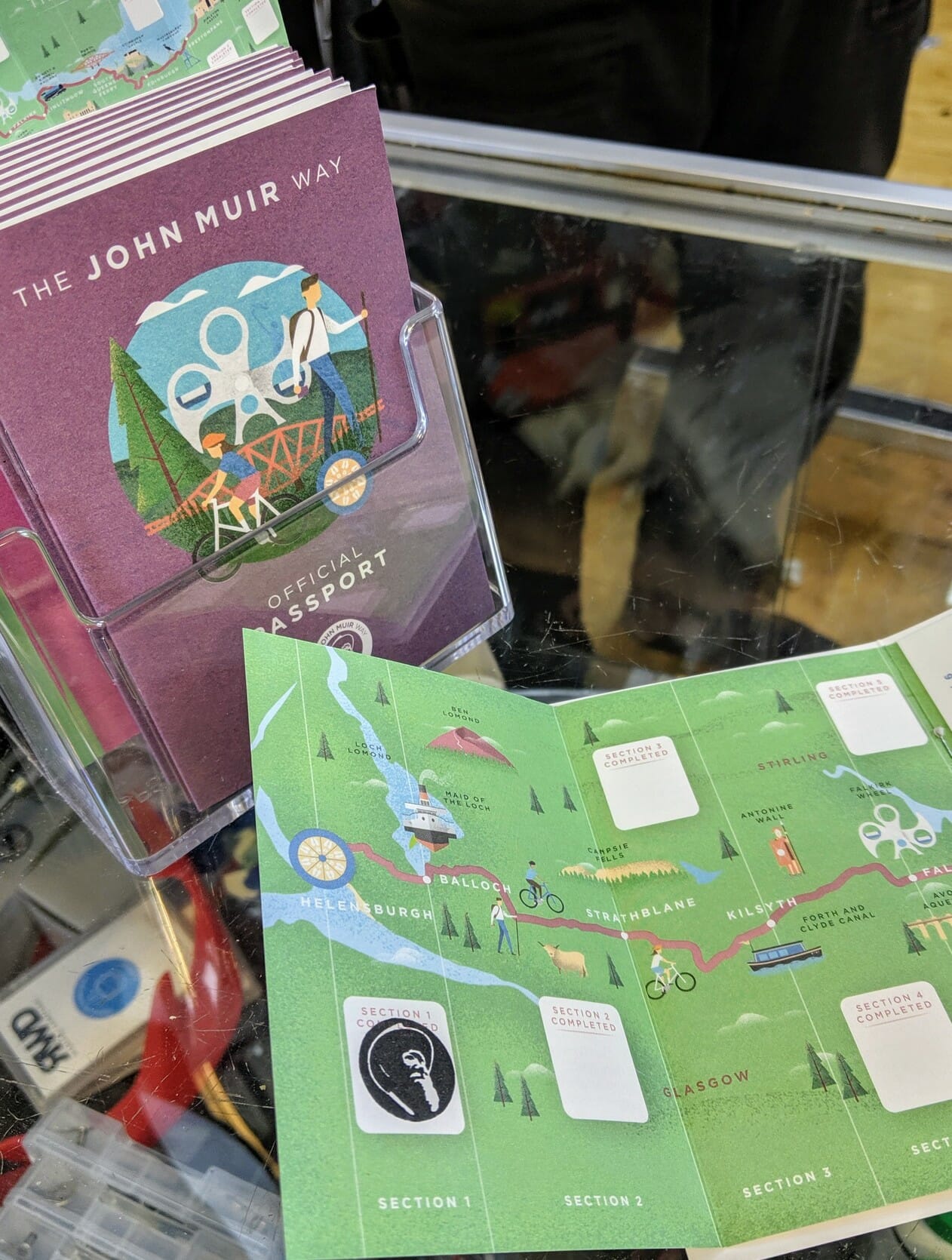 John Muir Way passport stamp